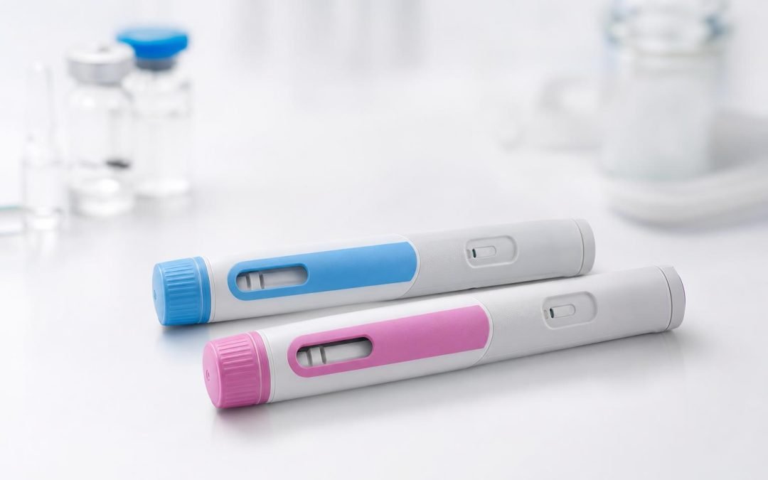 Semaglutide and tirzepatide GLP-1 injection pens comparison